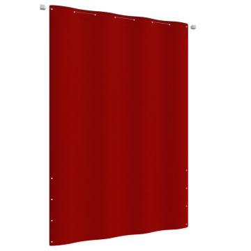 Balcony Screen Red 160x240 cm - Water-resistant Privacy