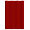 Balcony Screen Red 160x240 cm - Water-resistant Privacy