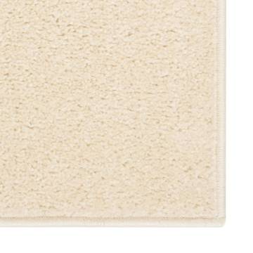 Elegant Cream Short Pile Rug 160x230 cm | HipoMarket