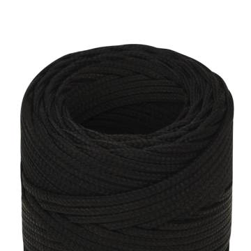 Work Rope Black 2mm 25m Polyester - Durable & Versatile