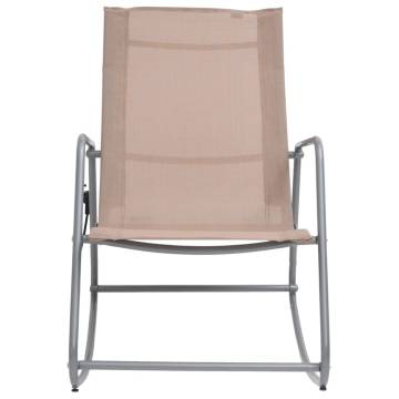 Garden Swing Chair Taupe 95x54x85 cm | Hipomarket UK