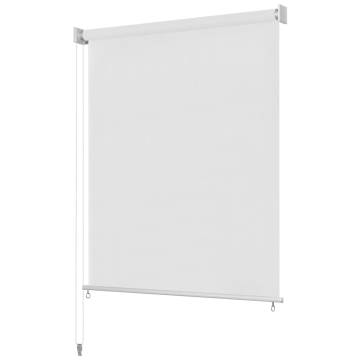 Outdoor Roller Blind White 60x140 cm - Stylish UV Protection