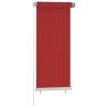 Outdoor Roller Blind 60x140 cm Red HDPE | Privacy & UV Protection