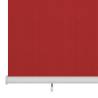 Outdoor Roller Blind 60x140 cm Red HDPE | Privacy & UV Protection