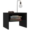 Elegant Black Bedside Cabinets - Set of 2 | Hipomarket