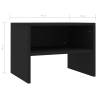 Elegant Black Bedside Cabinets - Set of 2 | Hipomarket