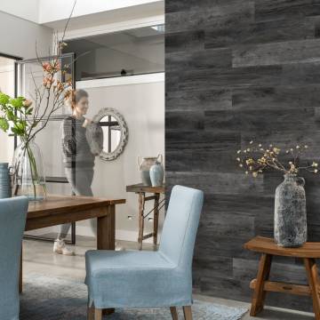 WallArt Barnwood Oak Ash Grey Planks - Stylish Wall Décor