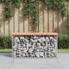 Garden Bench Gabion Design 83x31.5x42 cm Solid Wood Douglas Colour natural douglas Size 83 x 31,5 x 42 cm Quantity in Package 1 Number of 