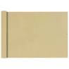 Balcony Screen Oxford Fabric 75x400 cm Beige Colour beige Size 75 x 400 cm Quantity in Package 1 