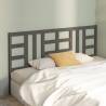 Stylish Grey Bed Headboard - Solid Pine Wood | Hipomarket