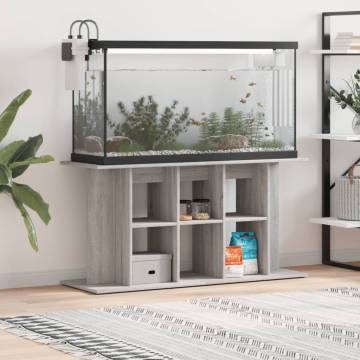 Aquarium Stand Grey Sonoma 120x40x60 cm - Durable & Stylish