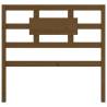 Stylish Honey Brown Solid Pine Wood Bed Headboard - 95.5x4x100 cm