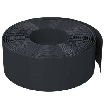 Garden Edging Black 10m - Durable & Flexible Polyethylene