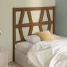 Stylish Honey Brown Solid Wood Bed Headboard | 96x4x100 cm