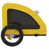 Pet Bike Trailer - Yellow Oxford Fabric & Iron | HipoMarket