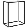 Console Table White 60x35x75 cm Tempered Glass Colour white Size 60 x 35 x 75 cm Quantity in Package 1 Model without feet 