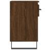 Brown Oak Shoe Cabinet - Stylish Storage Solution | HipoMarket