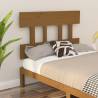 Stylish Honey Brown Bed Headboard - Solid Pine Wood | Hipomarket