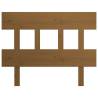 Stylish Honey Brown Bed Headboard - Solid Pine Wood | Hipomarket