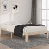 Bed Frame Solid Wood Pine 100x200 cm Colour natural Size 100 x 200 cm 