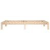 Solid Wood Pine Bed Frame 100x200 cm | Modern Bedroom Furniture