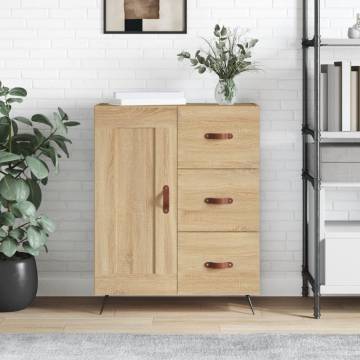 Buy Durable Sideboard Sonoma Oak - 69.5x34x90 cm