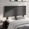 Bed Headboard Grey 124x6x82.5 cm Solid Wood Pine Colour grey Size 124 x 82.5 cm Quantity in Package 1 