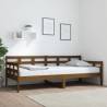 Day Bed Honey Brown Solid Wood Pine 90x200 cm Colour honey brown Size 90 x 200 cm 