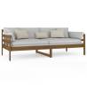 Day Bed Honey Brown Solid Wood Pine 90x200 cm - HipoMarket