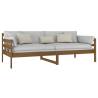 Day Bed Honey Brown Solid Wood Pine 90x200 cm - HipoMarket