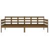 Day Bed Honey Brown Solid Wood Pine 90x200 cm - HipoMarket