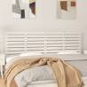 Wall Headboard White 206x3x63 cm Solid Wood Pine Colour white Size 206 x 63 cm Quantity in Package 1 