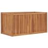 Raised Bed 100x50x50 cm Solid Teak Wood Size 100 x 50 x 50 cm Quantity in Package 1 