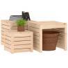 3 Piece Garden Box Set - Solid Wood Pine | HipoMarket