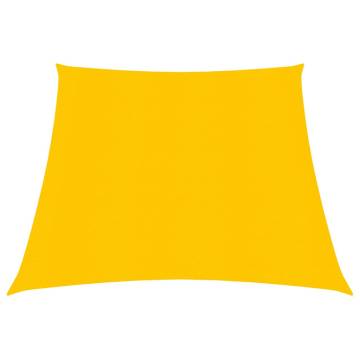 Sunshade Sail 3x4m Yellow 160g/m² - UV & Mould Resistant