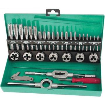 Brüder Mannesmann 32 Piece Tap and Die Set - Durable & Precise