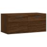 Wall Cabinet Brown Oak 80x36.5 cm | Stylish Storage Solution