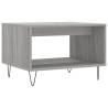 Elegant Grey Sonoma Coffee Table - 60x50x40 cm