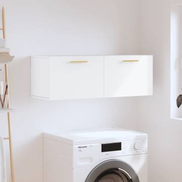 Wall Cabinet White 100x36.5x35 cm - Stylish Storage Solution