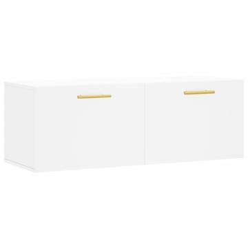 Wall Cabinet White 100x36.5x35 cm - Stylish Storage Solution