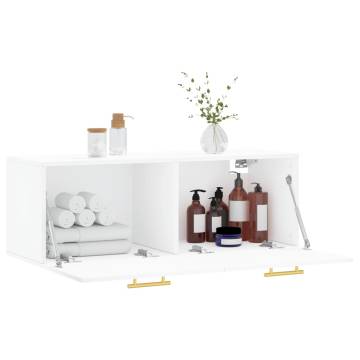 Wall Cabinet White 100x36.5x35 cm - Stylish Storage Solution