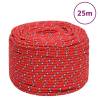 Boat Rope Red 8 mm 25 m Polypropylene Colour red Quantity in Package 1 Length 25 m Diameter 8 mm 