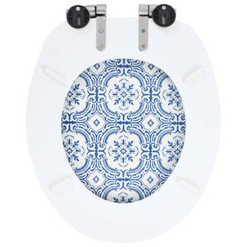 Stylish MDF Toilet Seat with Soft Close - Perfect for Any Bathroom