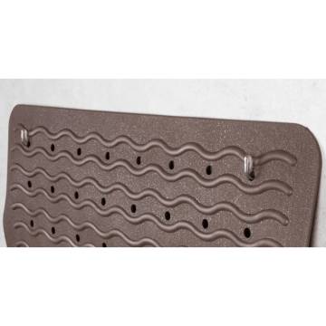 RIDDER Non-Slip Bath Mat Playa 80x38 cm Black - Safe & Stylish