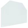 Fireplace Glass Plate Hexagon 80x60 cm - Premium Floor Protection