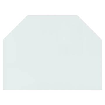 Fireplace Glass Plate Hexagon 80x60 cm - Premium Floor Protection