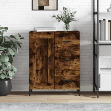 Classic Smoked Oak Sideboard | Stylish Engineered Wood Storage