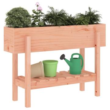 Garden Raised Bed 101x30x69 cm - Solid Douglas Wood