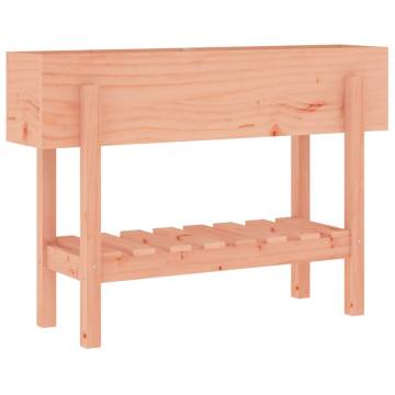 Garden Raised Bed 101x30x69 cm - Solid Douglas Wood