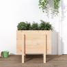 Garden Planter 62x50x57 cm Solid Wood Pine Colour natural pine Size 62 x 50 x 57 cm Quantity in Package 1 